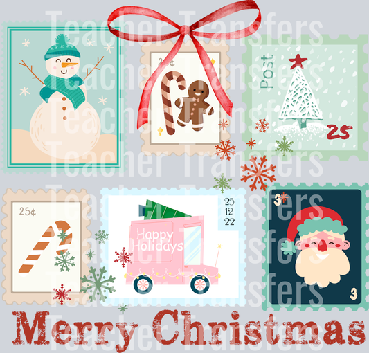 MERRY CHRISTMAS STAMPS