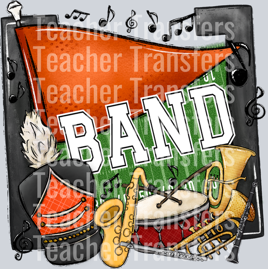 Band Pennants Orange