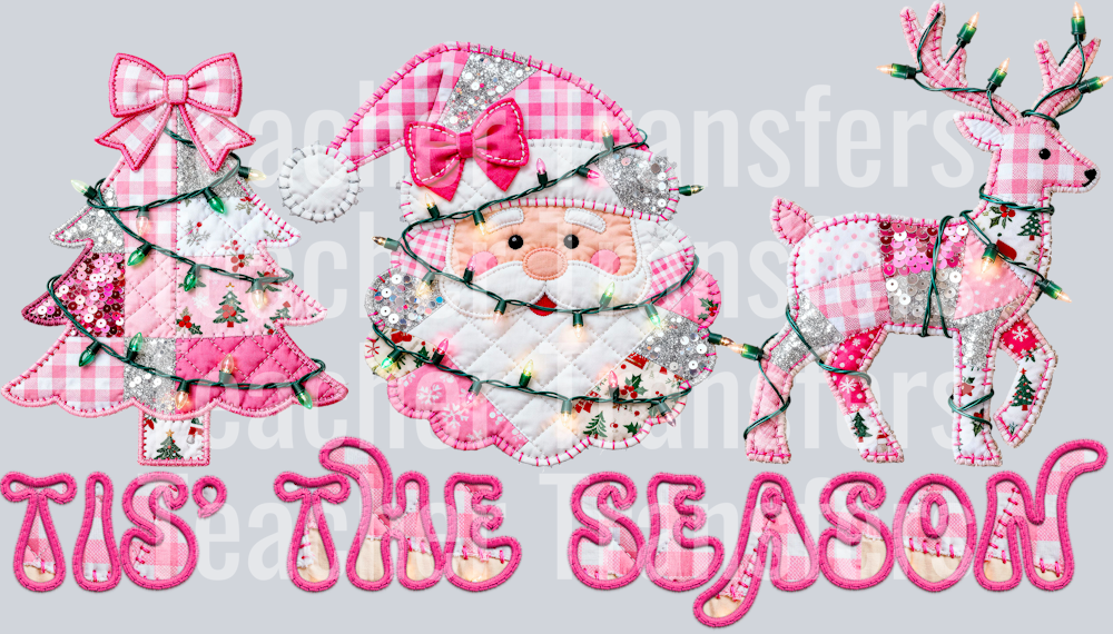 tis the season faux applique hwds