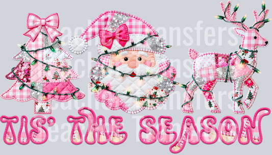tis the season faux applique hwds