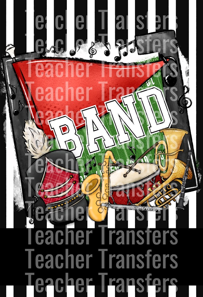 Band Flags Red
