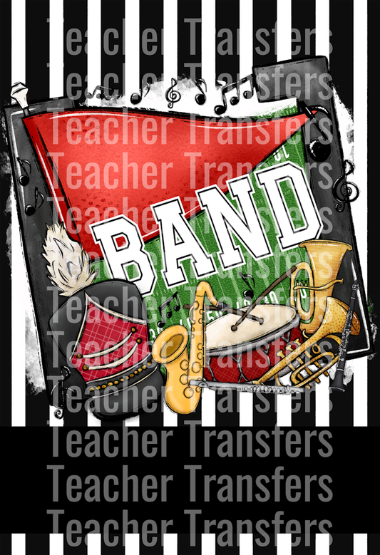 Band Flags Red