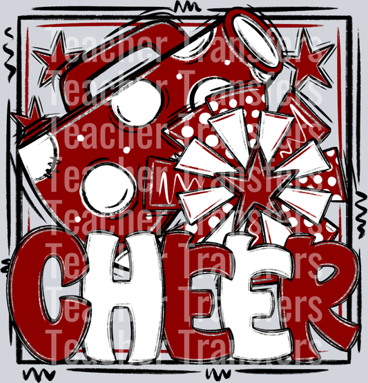 Maroon White