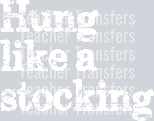 HUNG LIKE A STOCKING