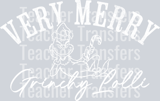 Very merry Grinchy Lolli