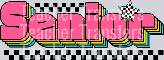 SENIOR RETRO CHECKERED