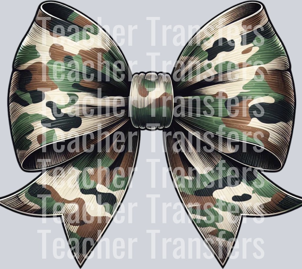 Camo Camouflage Coquette Bow Hunting PNG (21)