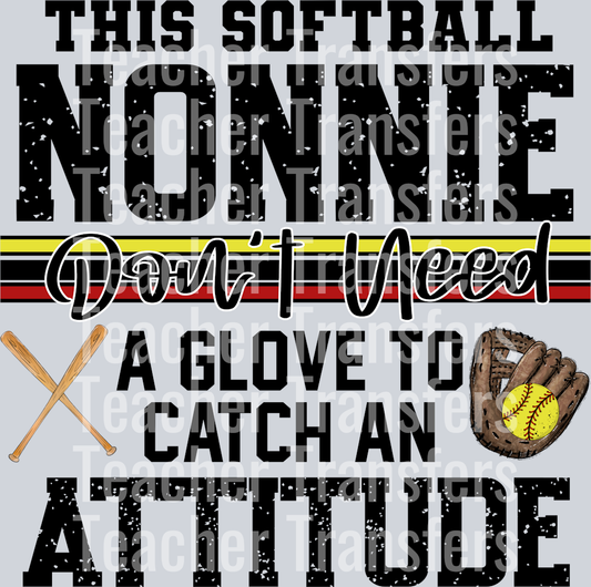 This Softball Nonnie doesn’t need a glove