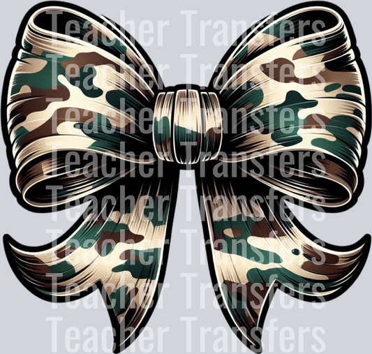 Camo Camouflage Coquette Bow Hunting PNG (10)