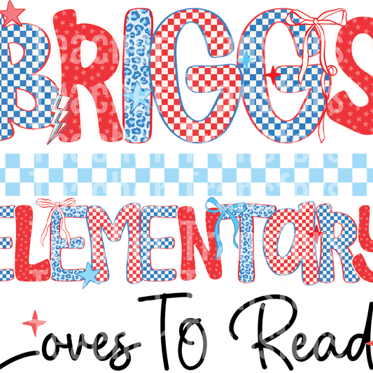 Loves to Read Elementary Briggs