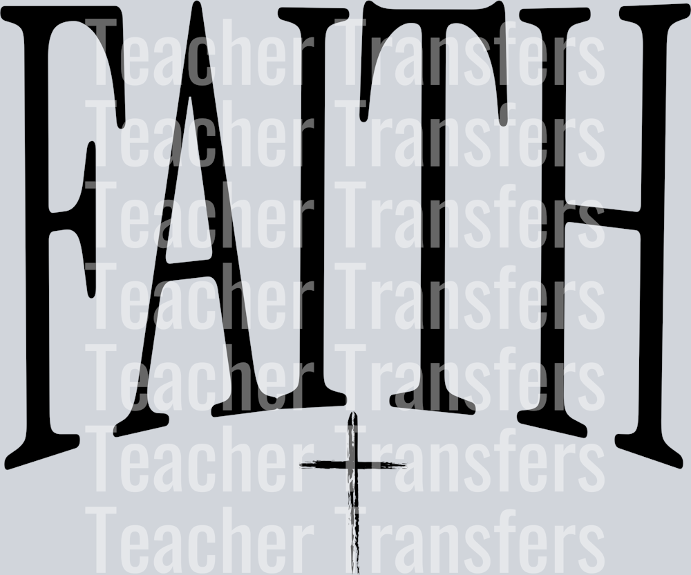 FAITH CROSS BLACK