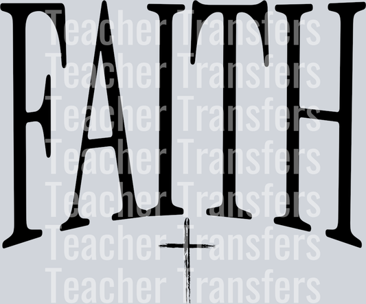 FAITH CROSS BLACK