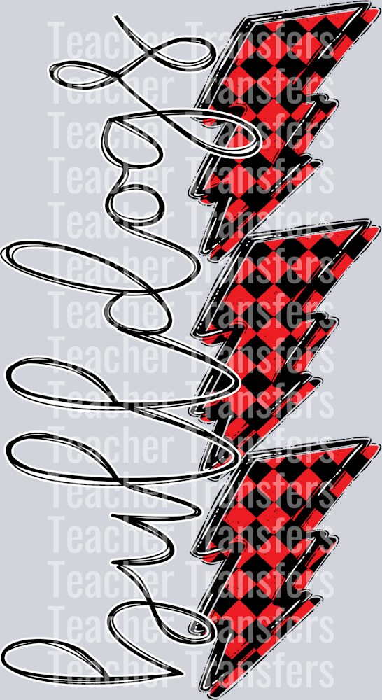 Triple Bolt Go Team Bulldogs Red