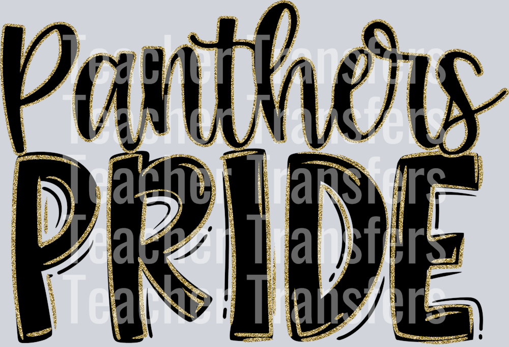 Starry Pride PANTHERS BLACK GOLD