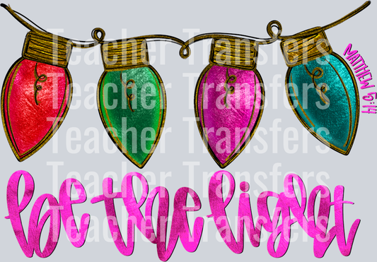 Be the light metallic