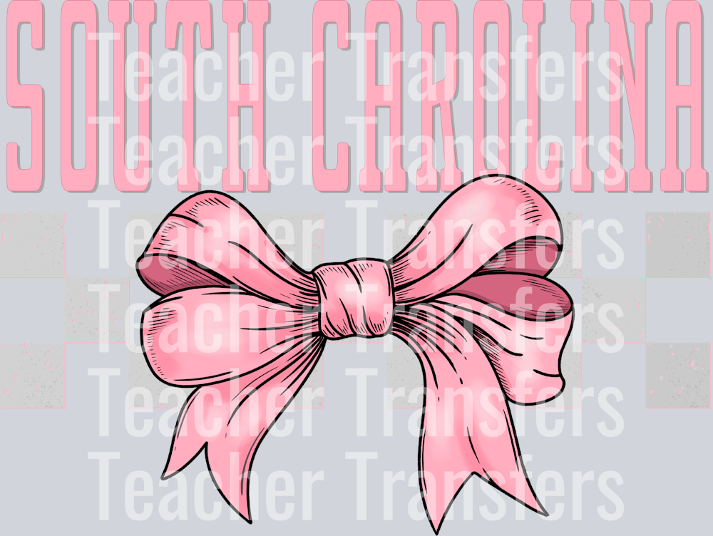 Bow Pink SOUTH CAROLINA