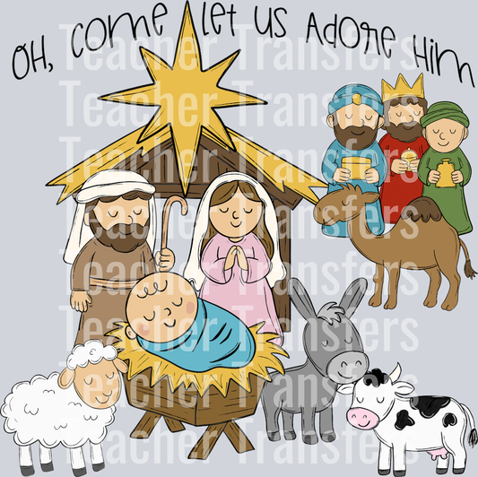 OH COME LET US ADORE HIM