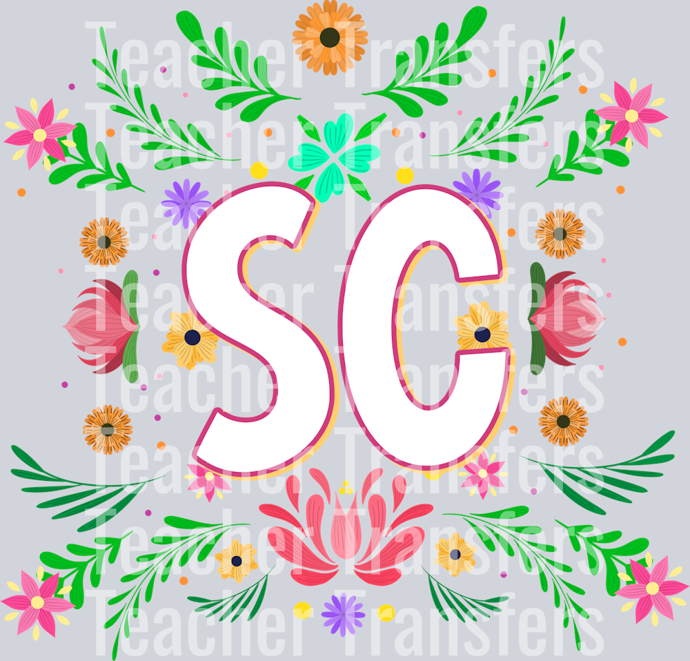 Mexican Embroidery States SOUTH CAROLINA