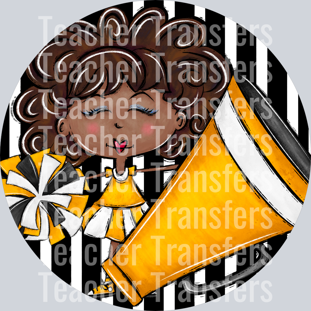 Cheer Bag Tags Yellow Medium