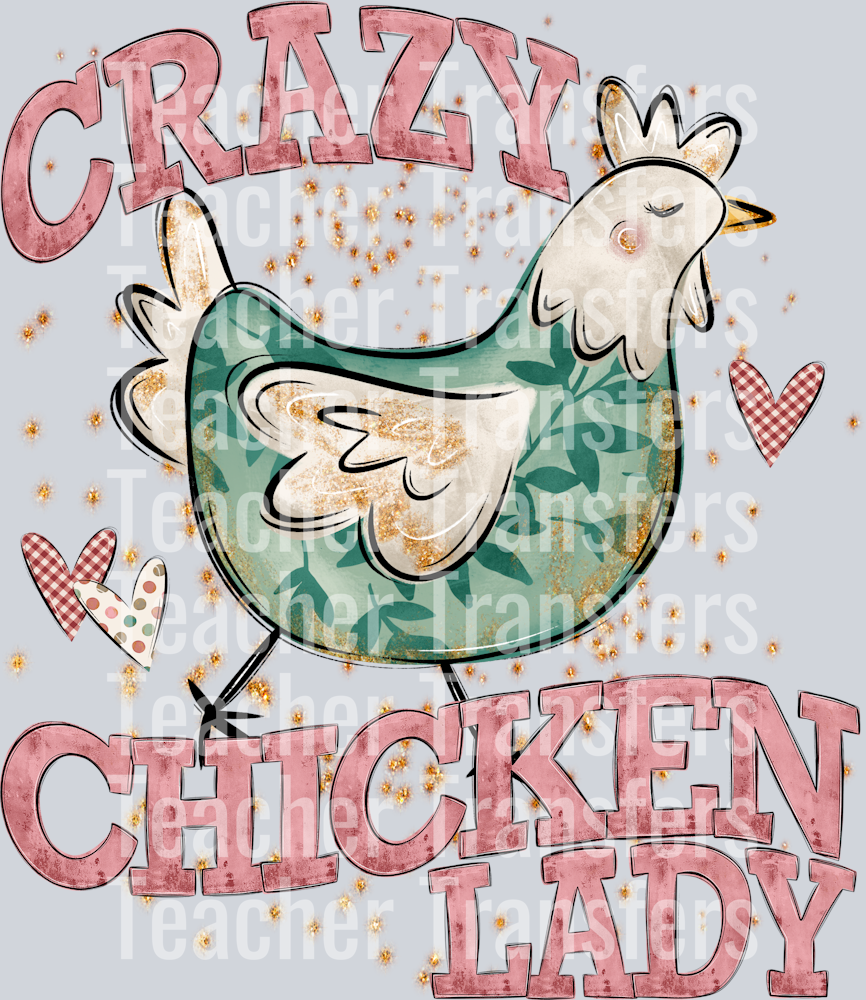 Crazy Chicken Lady TANESHIA NO FLOWERS VERSION