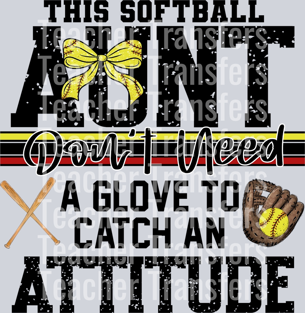 This Softball Aunt doesn’t need a glove