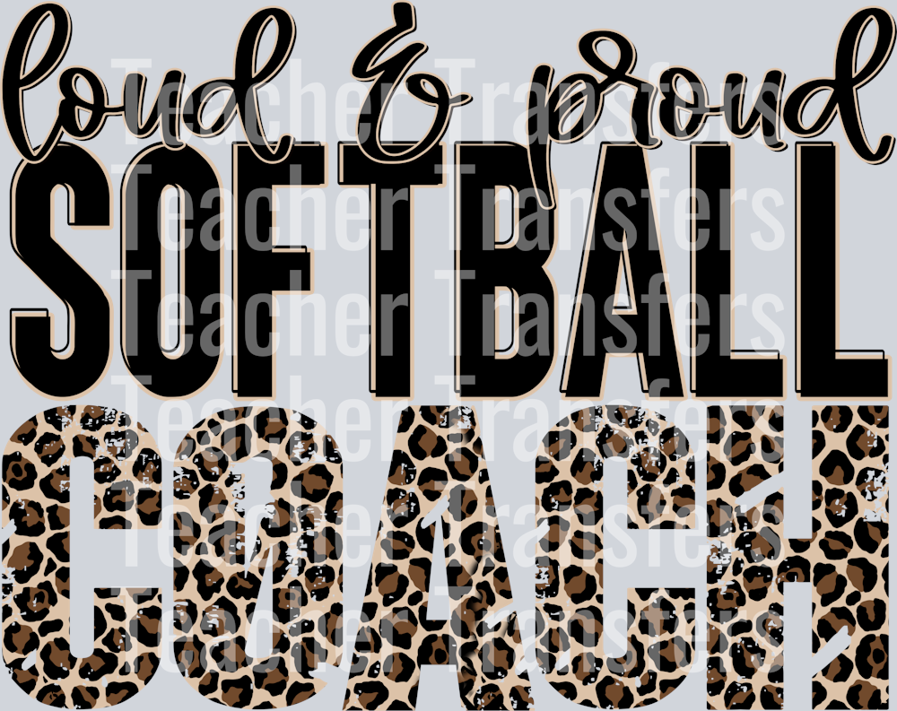 Loud and Proud Softball Coach