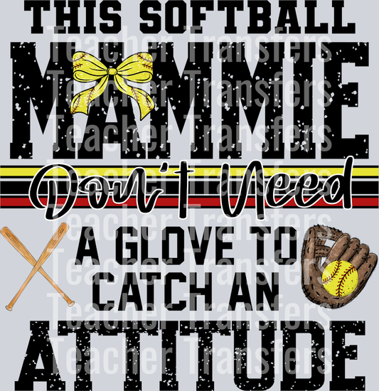 This Softball Mammie Don’t Need A Glove