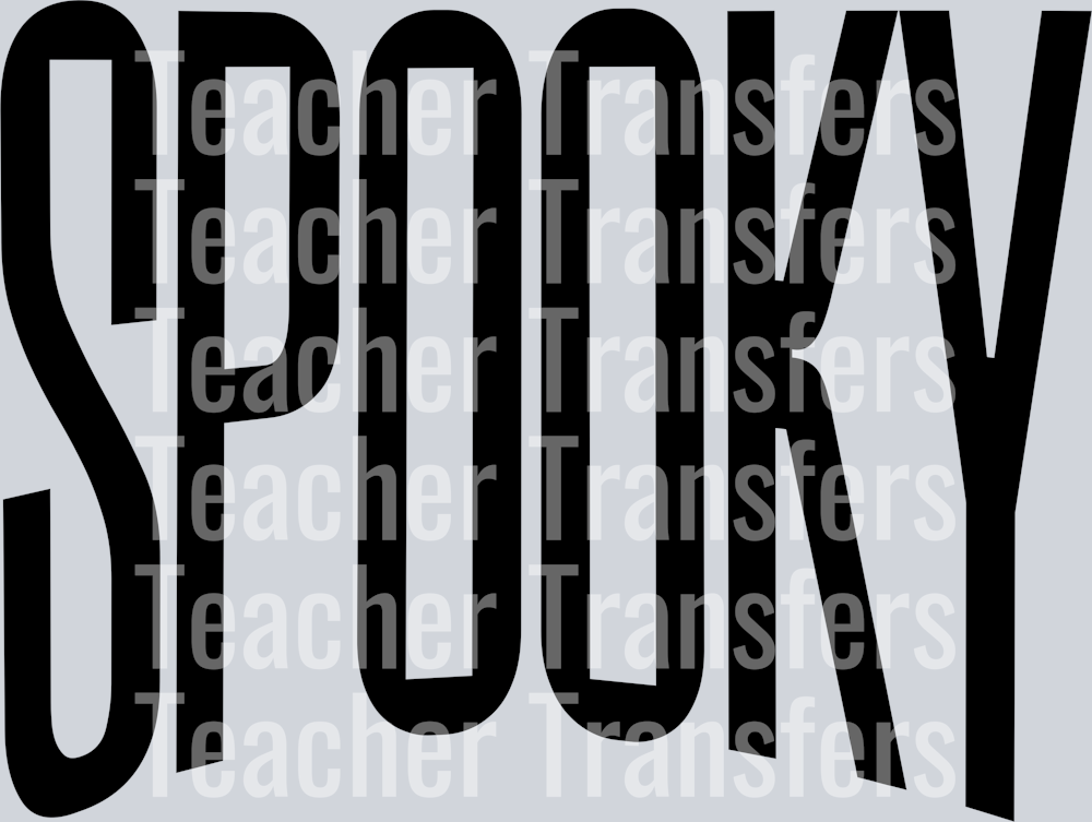 SPOOKY OVERSIZED BLACK