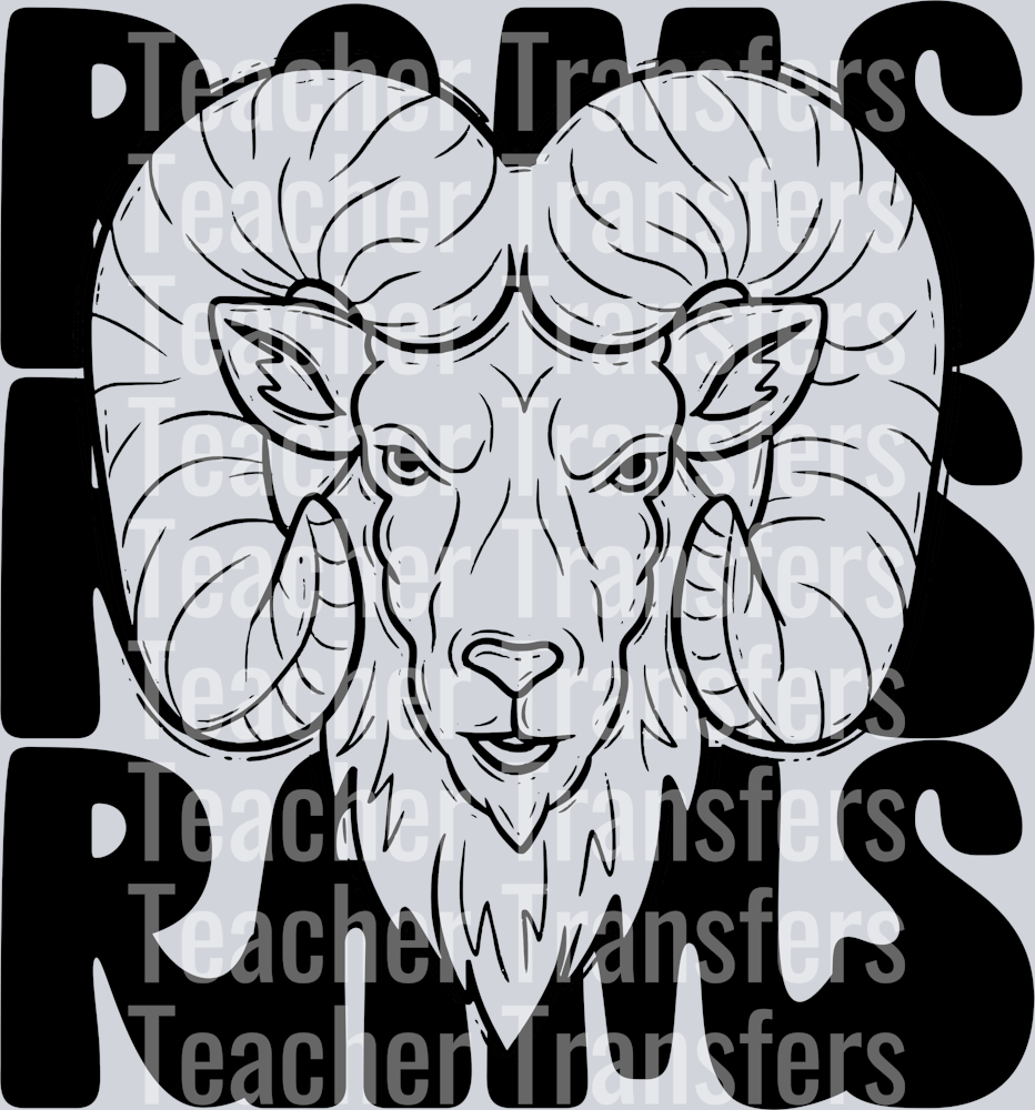 Stacked Mascots Rams