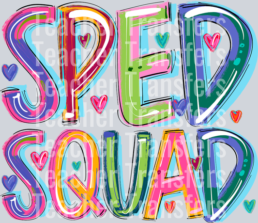 CHEERY WORDS SPED squad