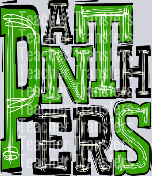 Panthers Black Green