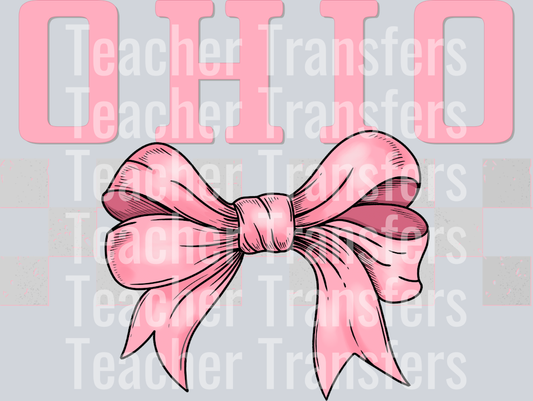 Bow Pink OHIO