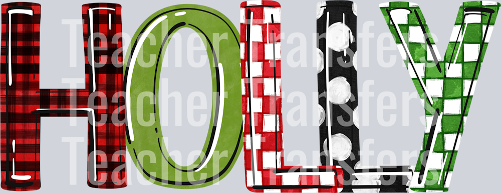 Holly Word Art
