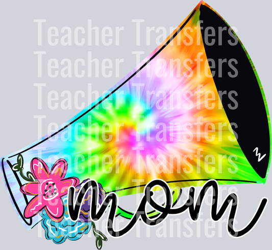 Tie Dye Cheer Mom