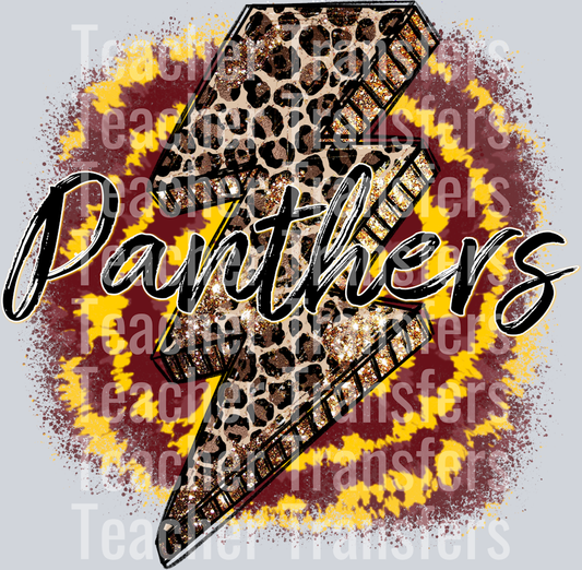 Panthers Maroon and Gold