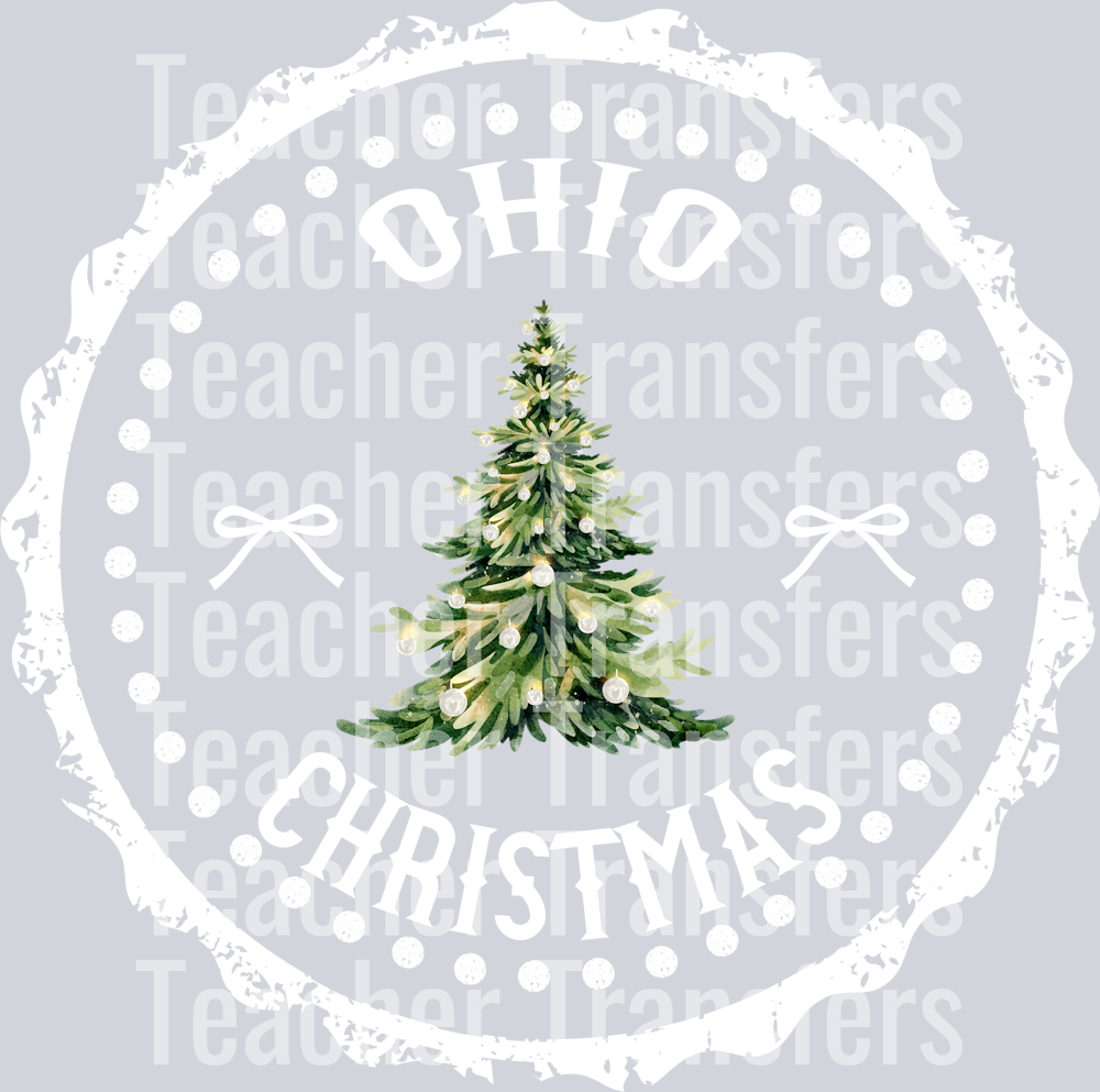 STATE CHRISTMAS STAMP Ohio