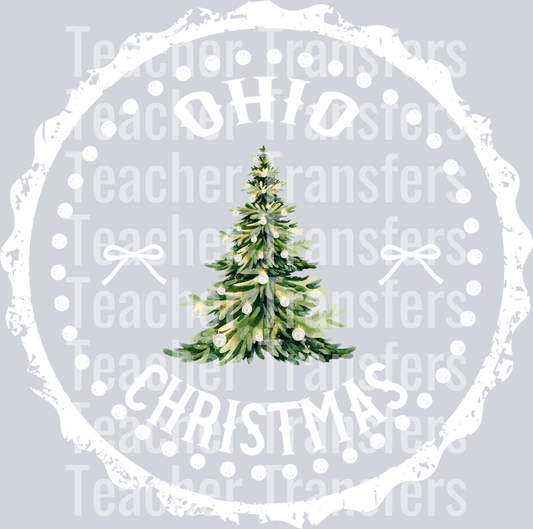 STATE CHRISTMAS STAMP Ohio