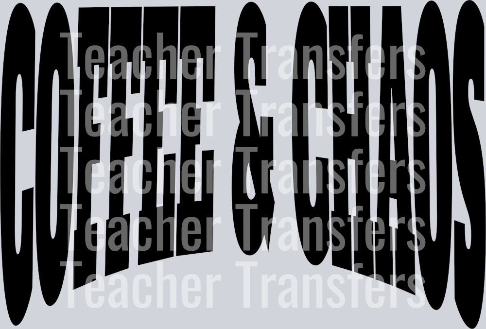 COFFEE AND CHAOS BLACK FONT