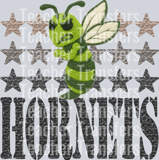 YARN MASCOTS HORNETS GREEN