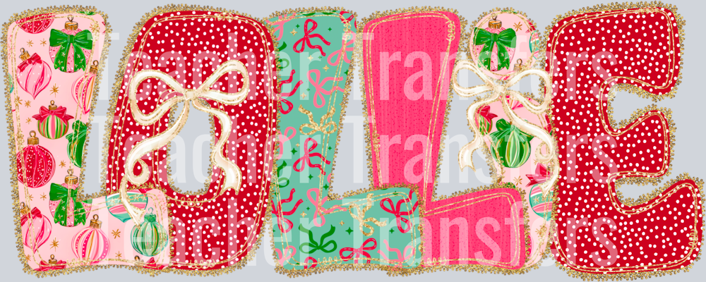 ChristmasBowLace Lollie