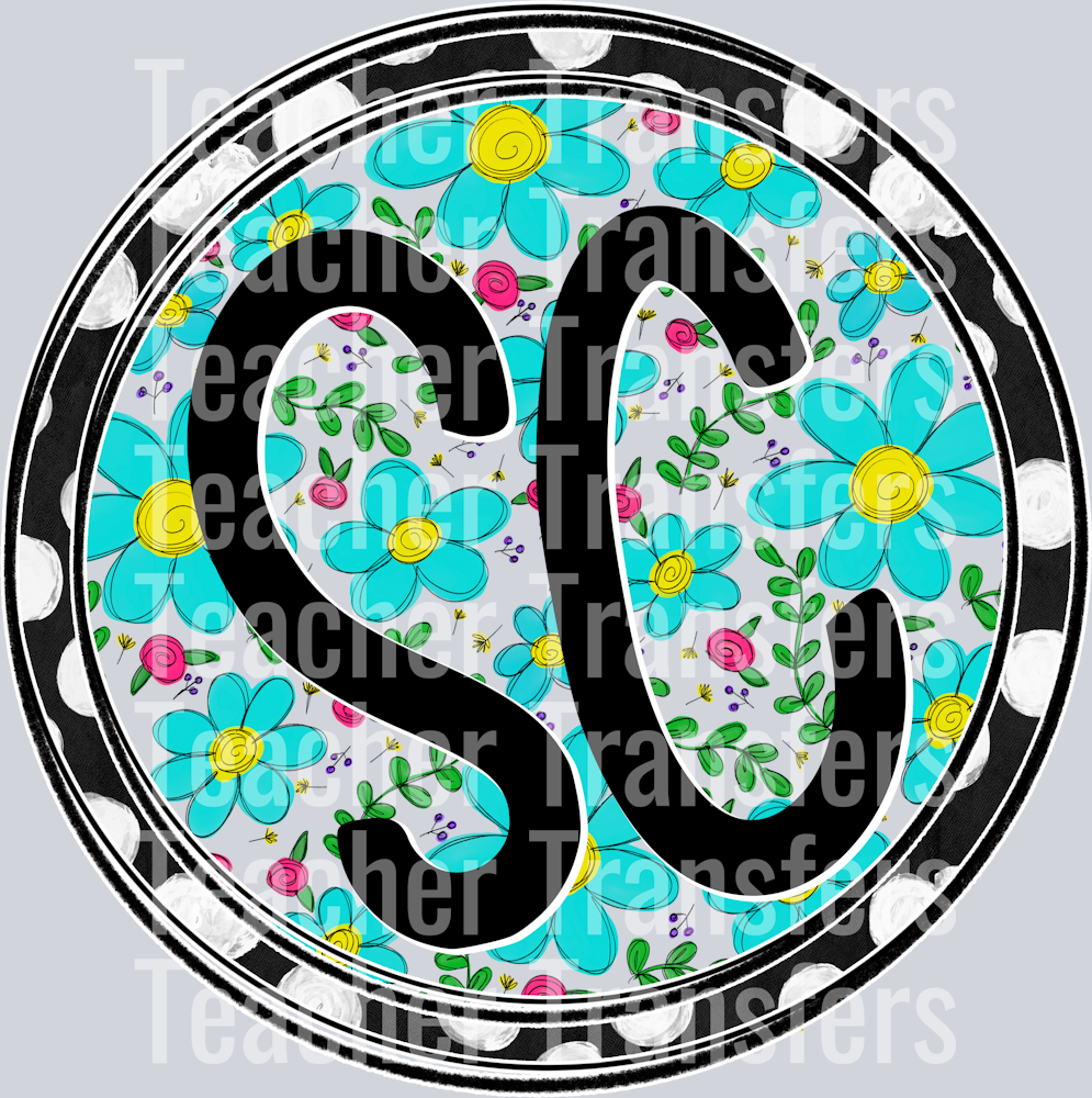 FLORAL AND DOT STATE south carolina