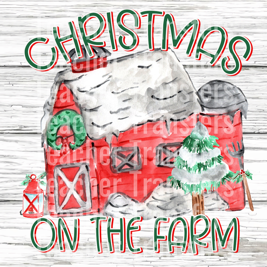 Christmas on the Farm Ornament