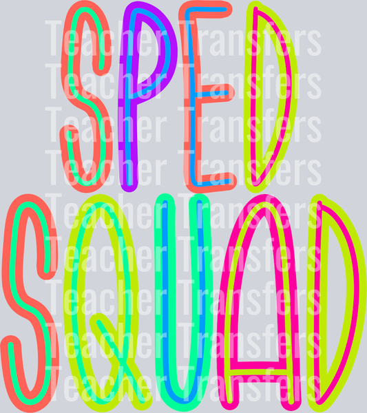 Back to School Brights SPED SQUAD