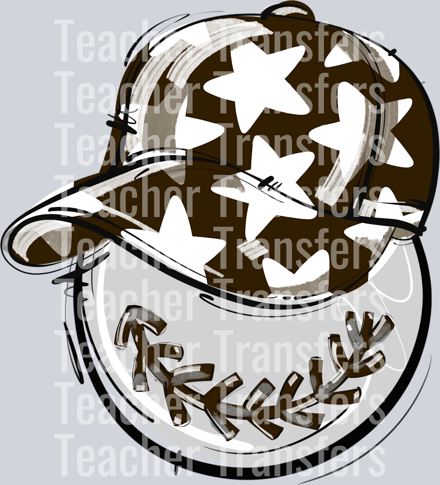 BROWN PLAY BALL HAPPY FACE