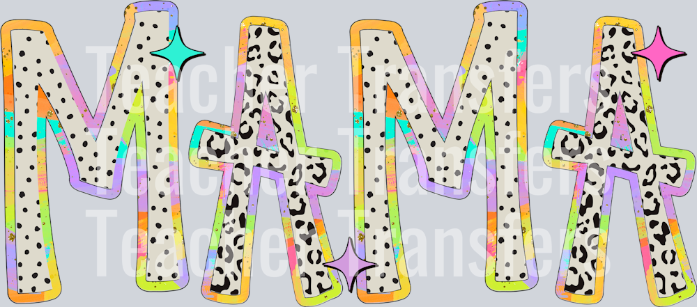 MAMA COLORFUL LEOPARD