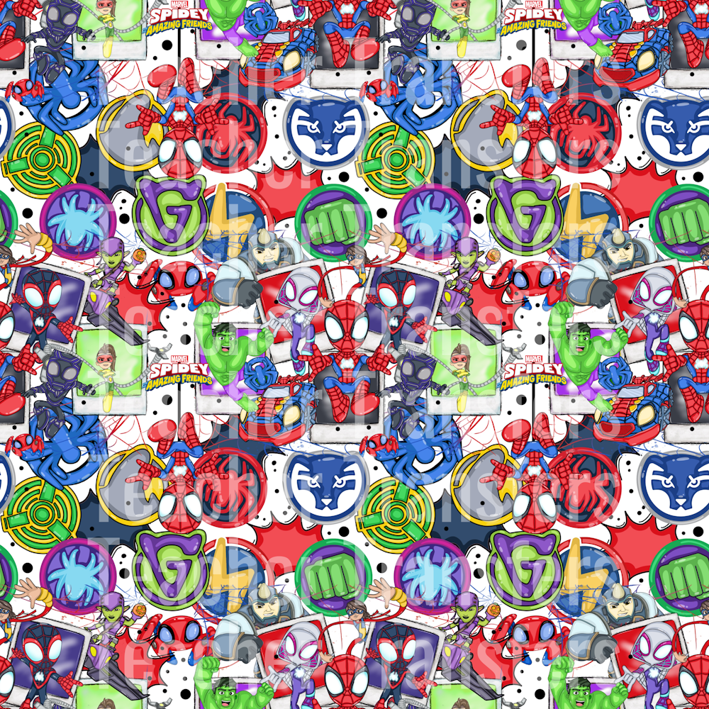 Spidey amazing friends seamless