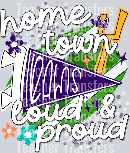 Home Town Loud & Proud Purple Rams