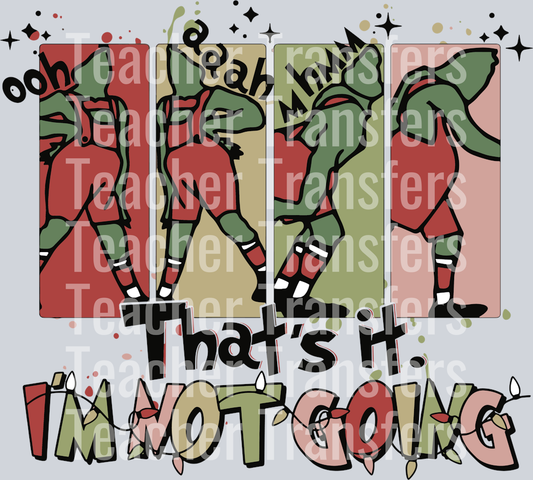 Im not going Black writing