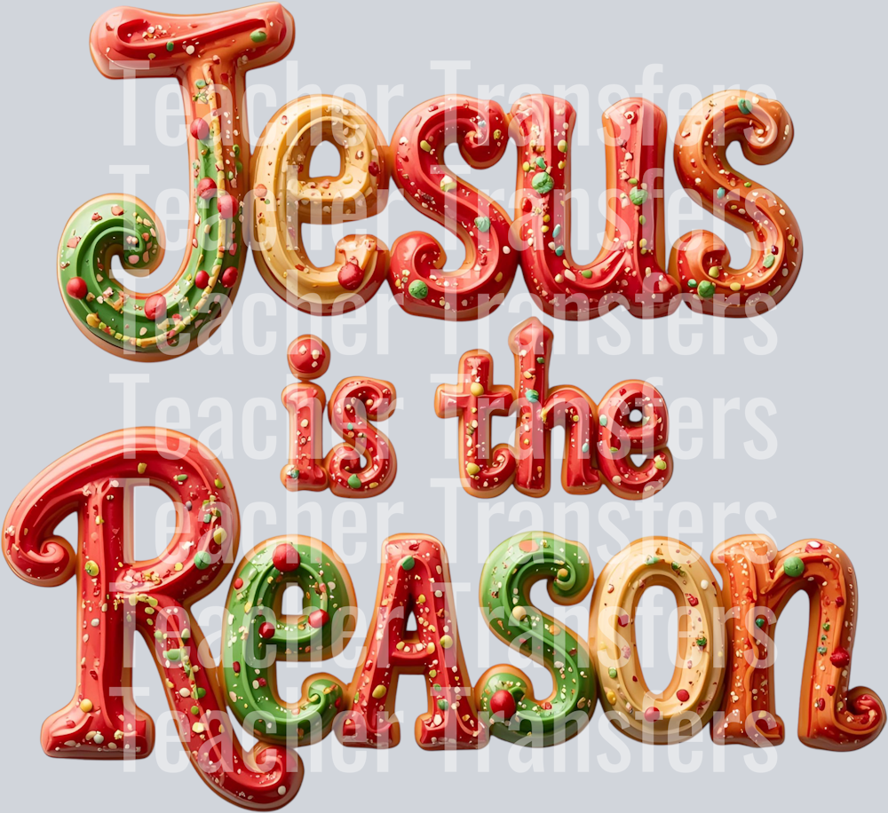 JESUS IS THE REASON FAUX COOKIE