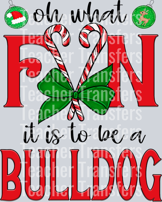 Oh What Fun Bulldog